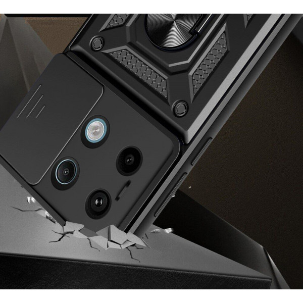 Чохол-накладка BeCover Military для Poco X6 5G Black (711006)
