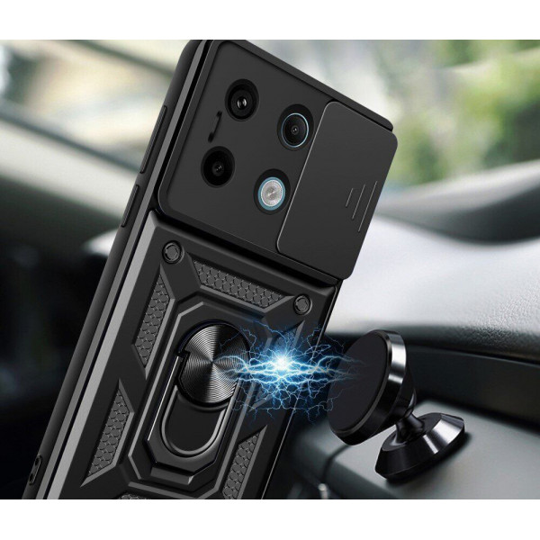 Чохол-накладка BeCover Military для Poco X6 5G Black (711006)
