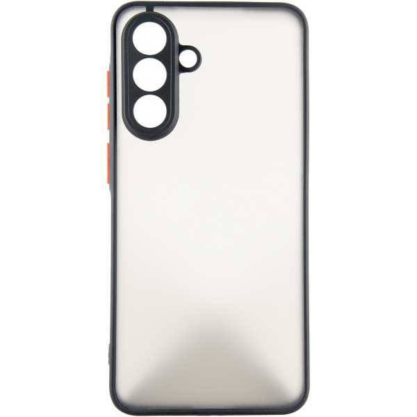 Чохол-накладка Dengos для Samsung Galaxy A36 SM-A366 Black Full Glue (DG-KM-145) + захисне скло