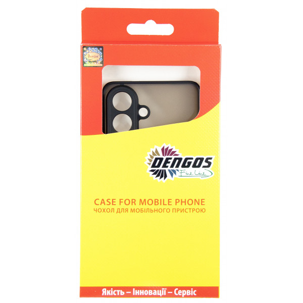 Чохол-накладка Dengos Matt для Samsung Galaxy S26 SM-S942 Black (DG-TPU-MATT-174)