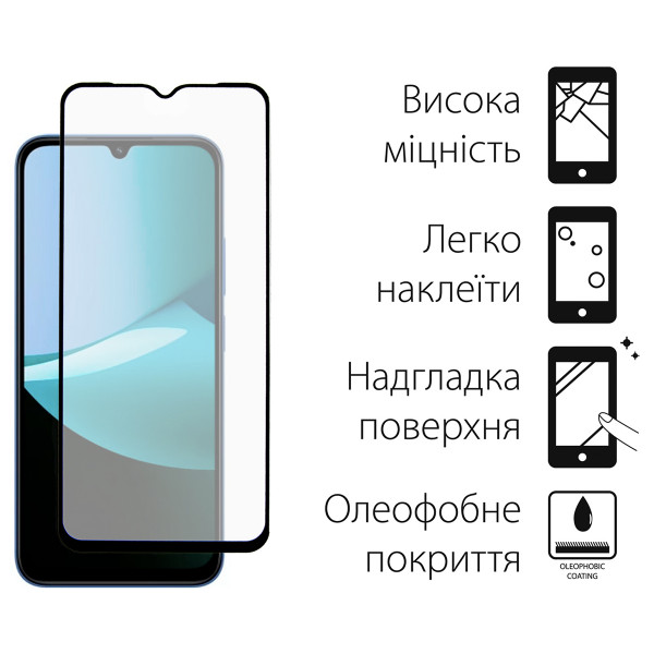 Чохол-накладка Dengos Soft для Xiaomi Redmi 15C Mint (DG-KM-167) + захисне скло