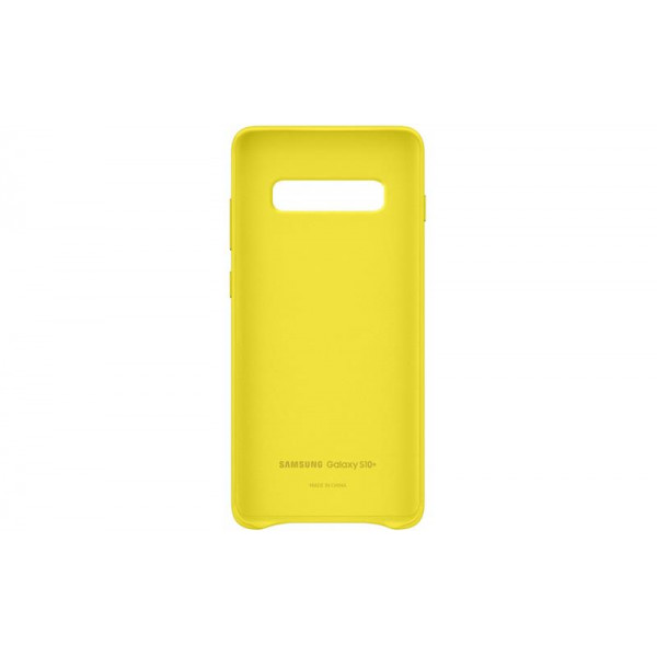Чохол-накладка Samsung Leather Cover для Samsung Galaxy S10+ SM-G975 Yellow (EF-VG975LYEGRU)