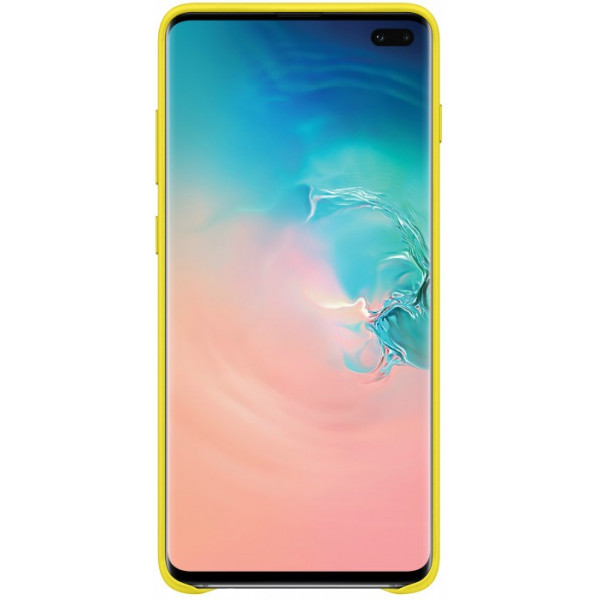 Чохол-накладка Samsung Leather Cover для Samsung Galaxy S10+ SM-G975 Yellow (EF-VG975LYEGRU)