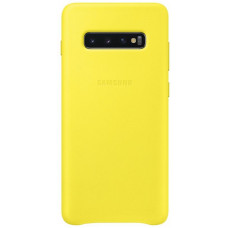 Чохол-накладка Samsung Leather Cover для Samsung Galaxy S10+ SM-G975 Yellow (EF-VG975LYEGRU)