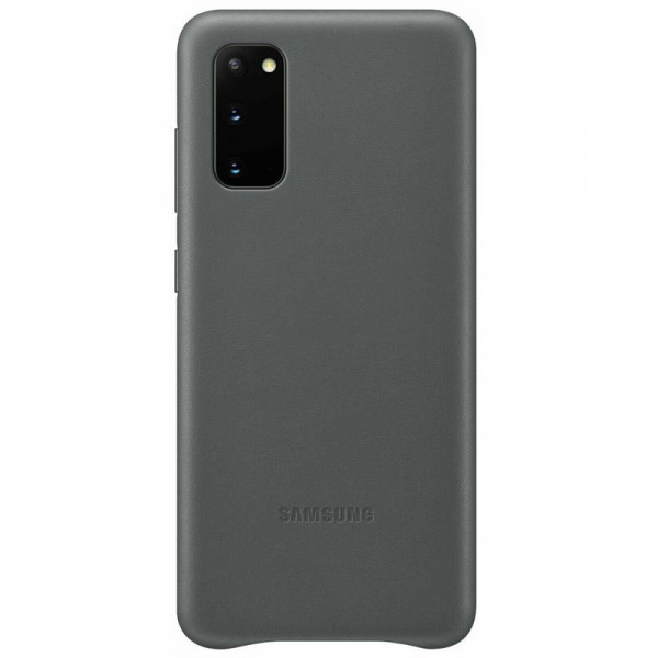 Чохол-накладка Samsung Leather Cover для Samsung Galaxy S20 SM-G980 Gray (EF-VG980LJEGRU)