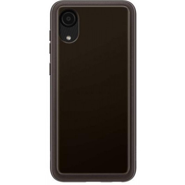 Чохол-накладка Samsung Soft Clear Cover для Samsung Galaxy A03 Core SM-A032 Black (EF-QA032TBEGRU)