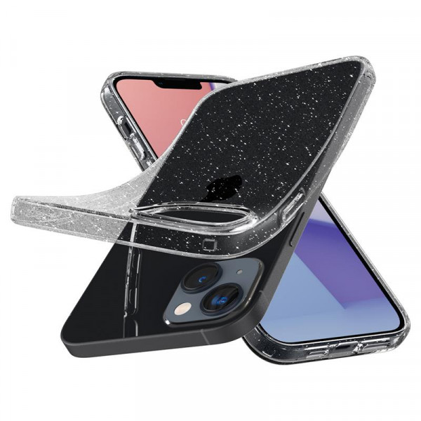 Чохол-накладка Spigen Liquid Crystal Glitter для Apple iPhone 14 Crystal Quartz (ACS05034)