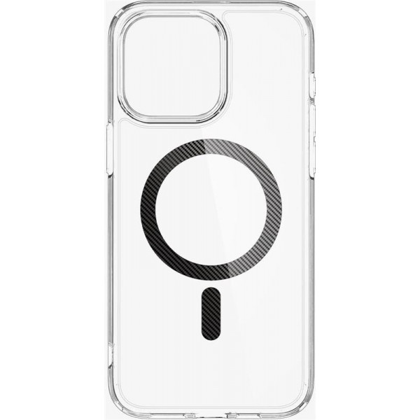 Чохол-накладка Spigen Ultra Hybrid MagFit для Apple iPhone 15 Pro Max Carbon Fiber (ACS06578)