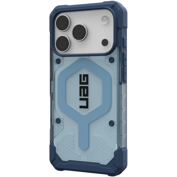 Чохол-накладка UAG Pathfinder Clear MagSafe Bundle для Apple iPhone 17 Pro Blues Lanyard (1145511BV03)