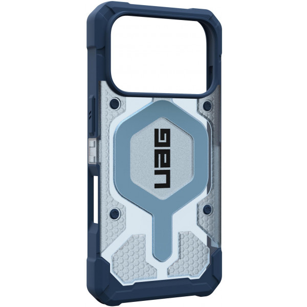 Чохол-накладка UAG Pathfinder Clear MagSafe Bundle для Apple iPhone 17 Pro Blues Lanyard (1145511BV03)