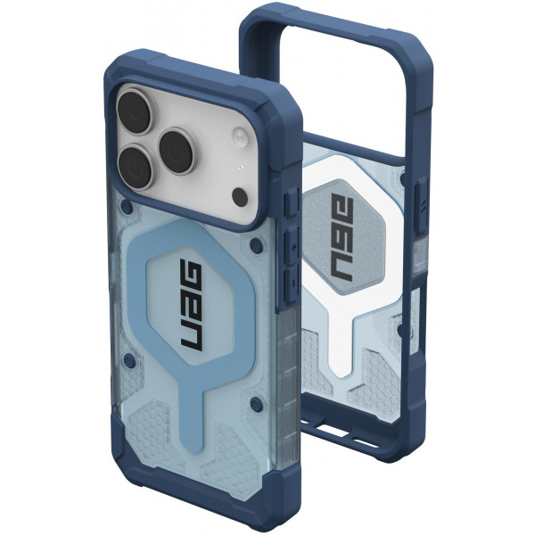 Чохол-накладка UAG Pathfinder Clear MagSafe Bundle для Apple iPhone 17 Pro Blues Lanyard (1145511BV03)