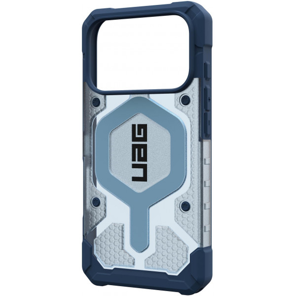 Чохол-накладка UAG Pathfinder Clear MagSafe Bundle для Apple iPhone 17 Pro Blues Lanyard (1145511BV03)