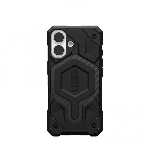 Чохол-накладка Urban Armor Gear Monarch для Apple iPhone 16 Carbon Fiber (114462114242)