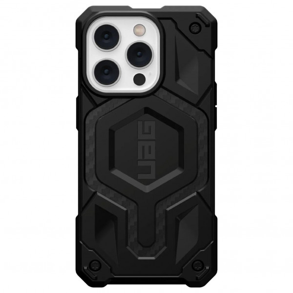 Чохол-накладка Urban Armor Gear Monarch Pro with MagSafe для Apple iPhone 14 Pro Carbon Fiber (114030114242)