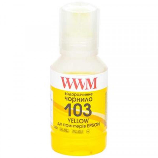 Чорнило WWM Epson L3100/3110/3150 (Yellow) (E103Y) 140г