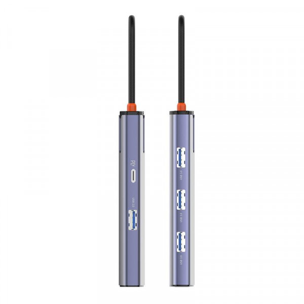 Док-станція СolorWay USB-C 6-в-1 Type C PD 100W/USB3.0х3/USB2.0/RJ45 (CW-HUB03)