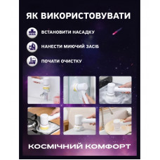 Електрична щітка для прибирання з акумулятором Ikos 10977-DAH