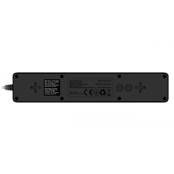 Фільтр живлення REAL-EL RS-Protect 505 3 м Black (EL122300045)