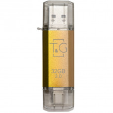 Флеш-накопичувач USB 3.0 16GB Type-C T&G 009 Star Series Gold (TG009TC-16GGD3)