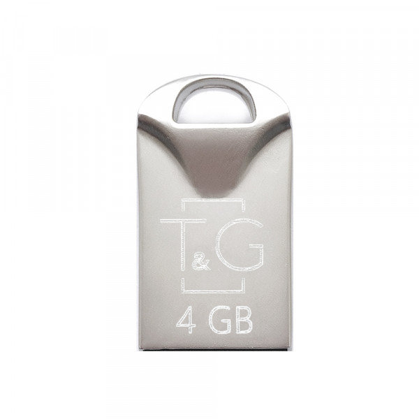 Флеш-накопичувач USB 4GB T&G 106 Metal Series Silver (TG106-4G)