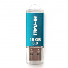 Флеш-накопичувач USB3.0 16GB Hi-Rali Rocket Series Blue (HI-16GB3VCBL)