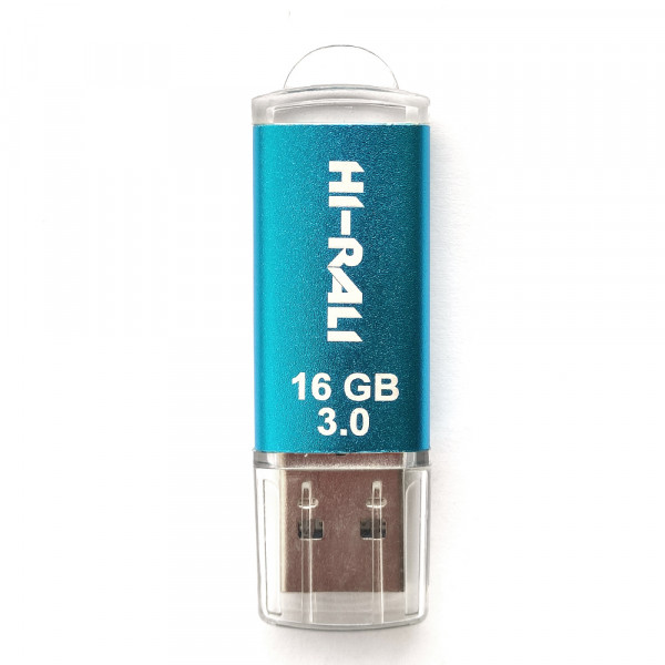 Флеш-накопичувач USB3.0 16GB Hi-Rali Rocket Series Blue (HI-16GB3VCBL)