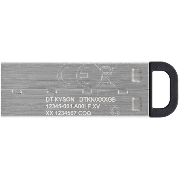 Флеш-накопичувач USB3.2 64GB Kingston DataTraveler Kyson Silver/Black (DTKN/64GB)
