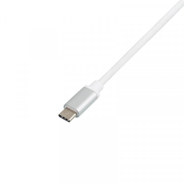 Кабель Atcom HDMI - USB Type-C (F/M), 0.1 м, White (13888)