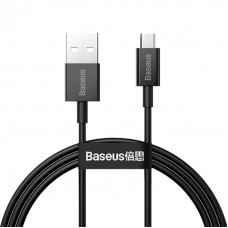 Кабель Baseus Superior Fast Charging USB - microUSB (M/M), 1 м Black (CAMYS-01)