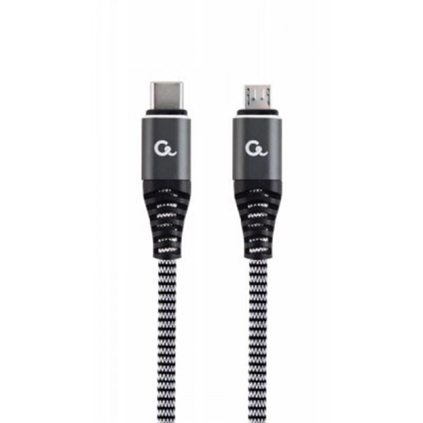 Кабель Cablexpert USB Type-C - micro USB (M/M), 1.5 м, Grey (CC-USB2B-CMMBM-1.5M)