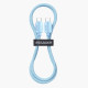 Кабель Essager Breeze USB Type-C - USB Type-C (M/M), 100W, 1 м Blue (EXCTT1-WL03-P)