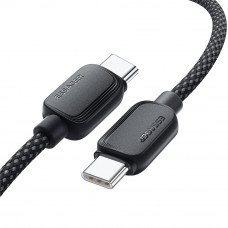 Кабель Essager Breeze USB Type-C - USB Type-C (M/M), 100W, 2 м Black (EXCTT1-WLA01-P)