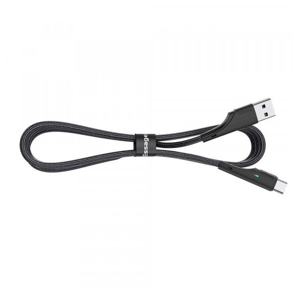 Кабель Essager Rousseau USB - USB Type-C (M/M), 1 м Black (EXCT-LS01)