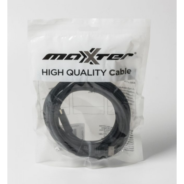 Кабель Maxxter HDMI - HDMI V 1.4 (M/M), 4.5 м, чорний (V-HDMI4-15) пакет