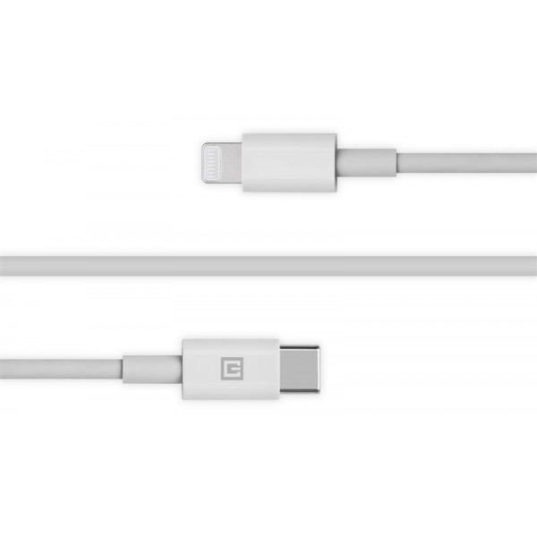 Кабель REAL-EL USB Type-C - Lightning (M/M), 2 м, White (4743304104697)