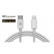 Кабель REAL-EL USB Type-C - Lightning (M/M), 2 м, White (4743304104697)