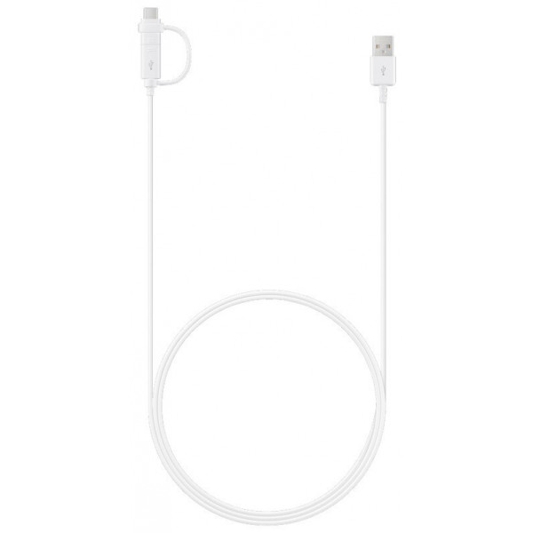 Кабель Samsung USB Type-C/microUSB - USB, (M/M), 1.5 м, White (EP-DG930DWEGRU)