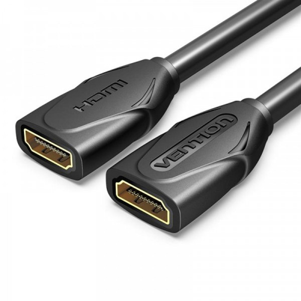 Кабель Vention HDMI - HDMI V 2.0 (F/F), 0.5 м, Black (AAXBD)
