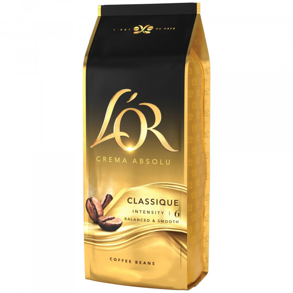 Кава в зернах L`OR Crema Absolute Classic 1000г