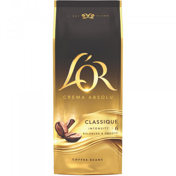 Кава в зернах L`OR Crema Absolute Classic 1000г