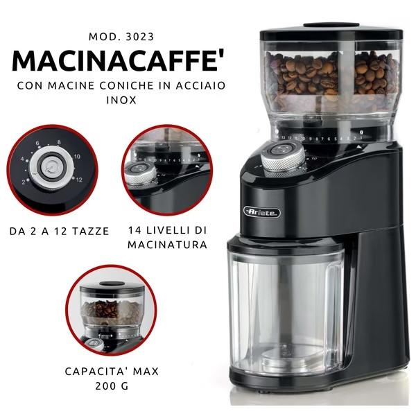 Кавомолка Ariete 3023 BK