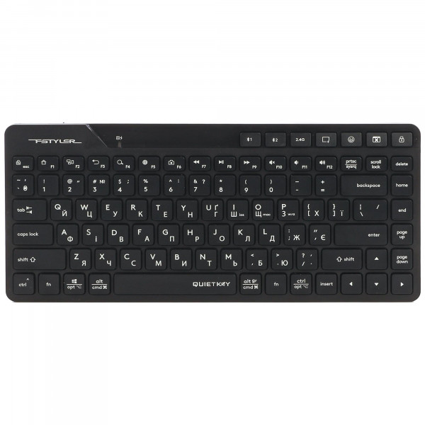 Клавіатура бездротова A4Tech FBK26C AS Black