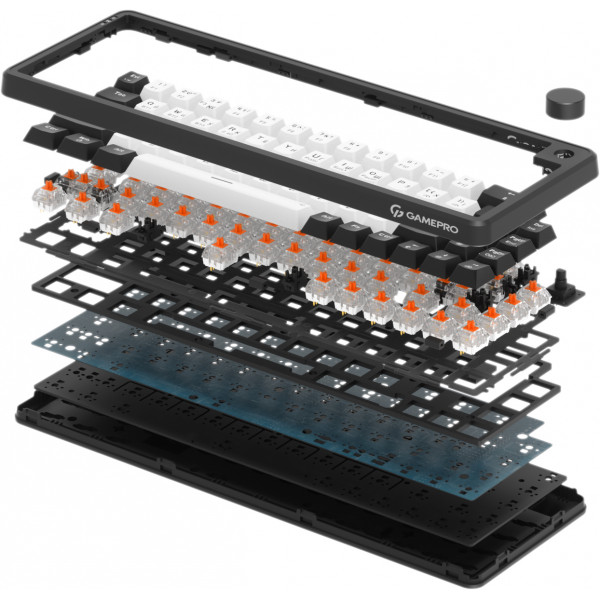 Клавіатура бездротова GamePro Asgard Valhalla MK210B Pro Black