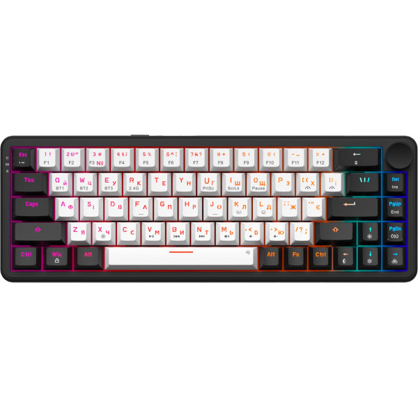 Клавіатура бездротова GamePro Asgard Valhalla MK210B Pro Black