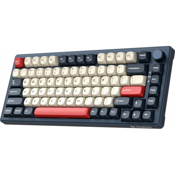Клавіатура бездротова GamePro Asgard Yord Keychron Super Red Switch Blue (MK266BL)