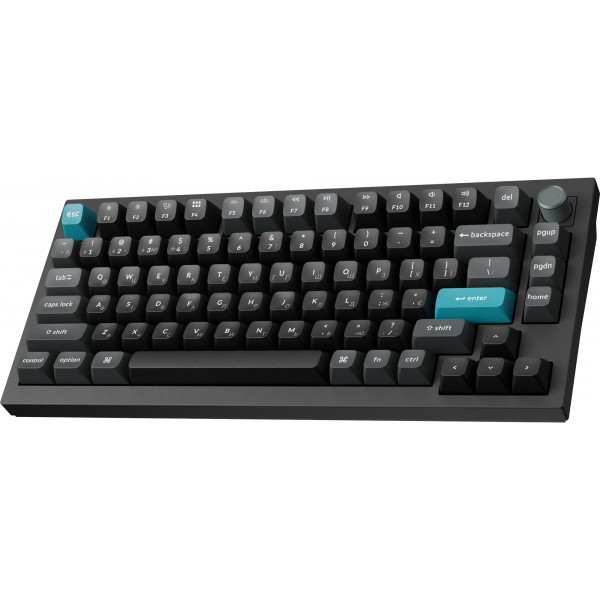 Клавіатура бездротова Keychron Q1 Ultra Keychron Red Switch Black RGB (Q1U-M1-UA)