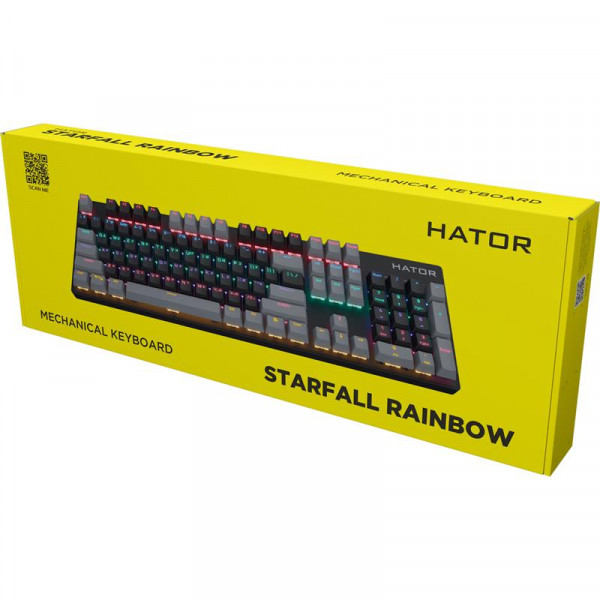 Клавіатура Hator Starfall Rainbow Origin Red (HTK-608-BBG)