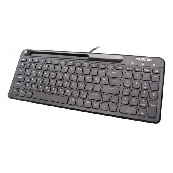 Клавiатура Maxxter KB-01B-UA Black
