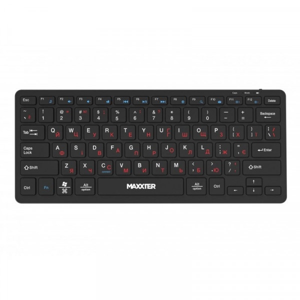Клавiатура Maxxter KBW-C01B-UA Black
