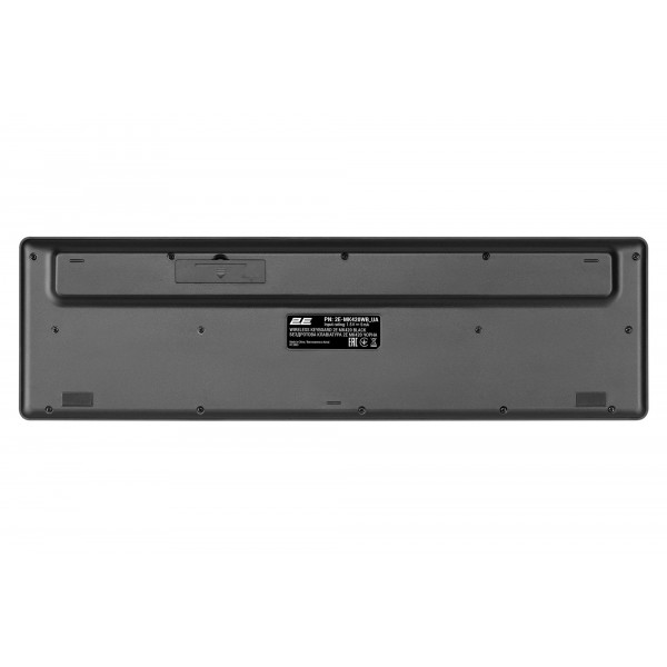 Комплект (клавіатура, мишка) бездротовий 2E MK420 (2E-MK420WB) Black